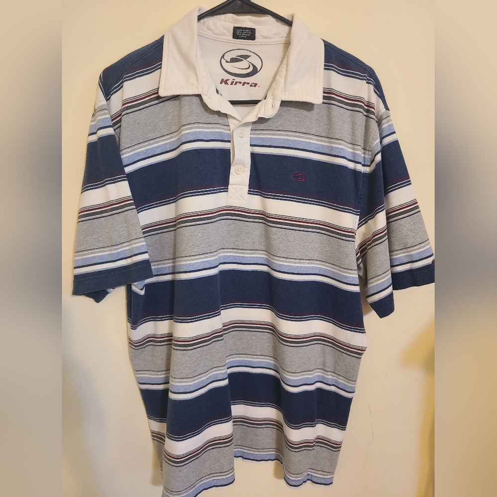 Vintage Kirra Men's Polo Shirt Lrg